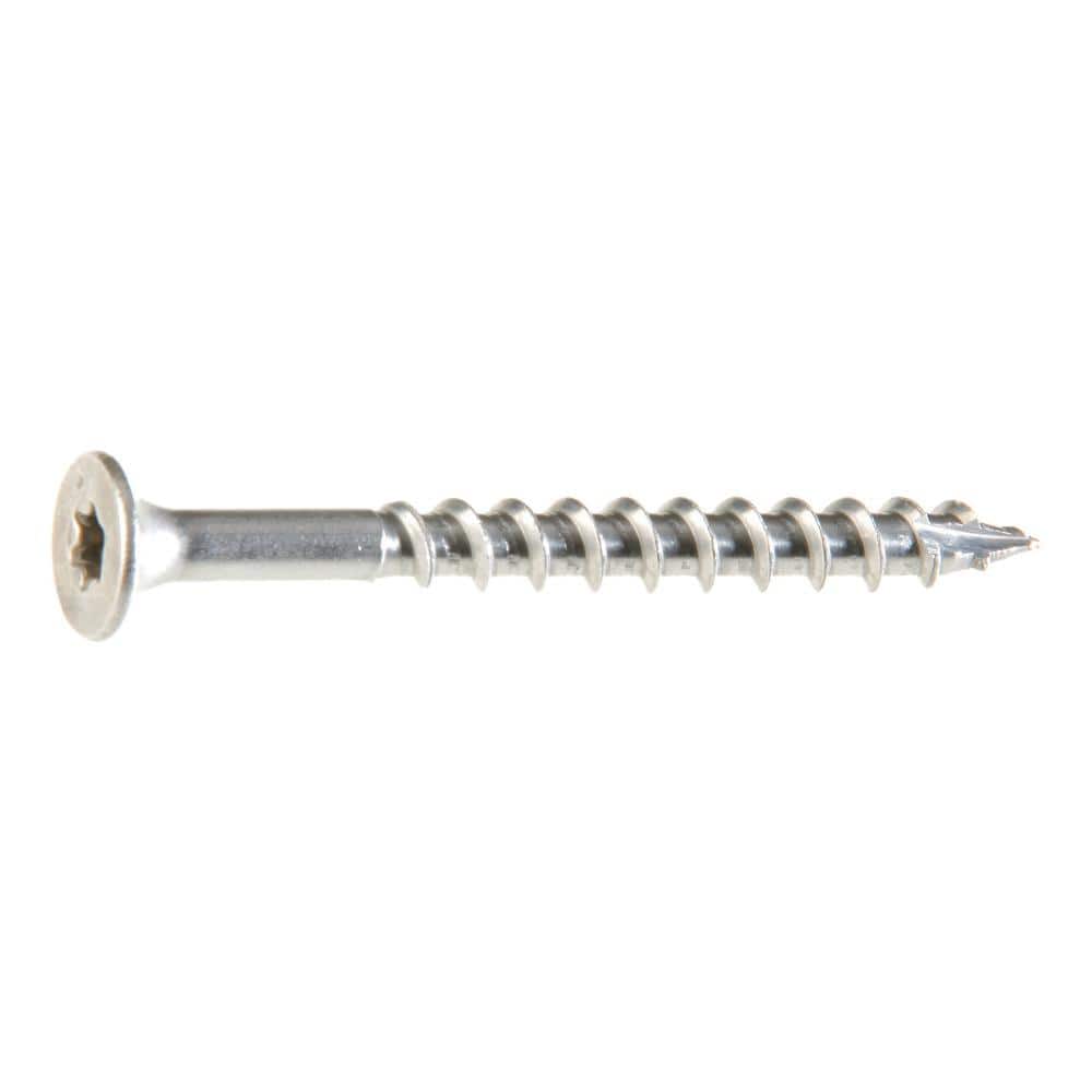 Deck Screws Square Drive Stainless Steel Exterior #8 X 2 Qty 100 Pcs Quality Metal Fast decking Screws 
