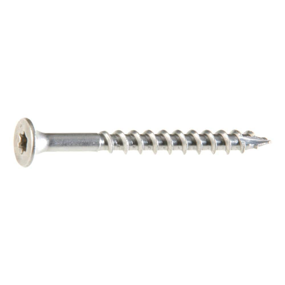 Eagle Claw Stainless Steel Deck Screws #10 x 2 1/2 Star Drive T25 Torx (Qty 350 - 4lb)