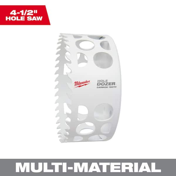 Milwaukee 4-1/2 in. Hole Dozer Carbide Hole Saw