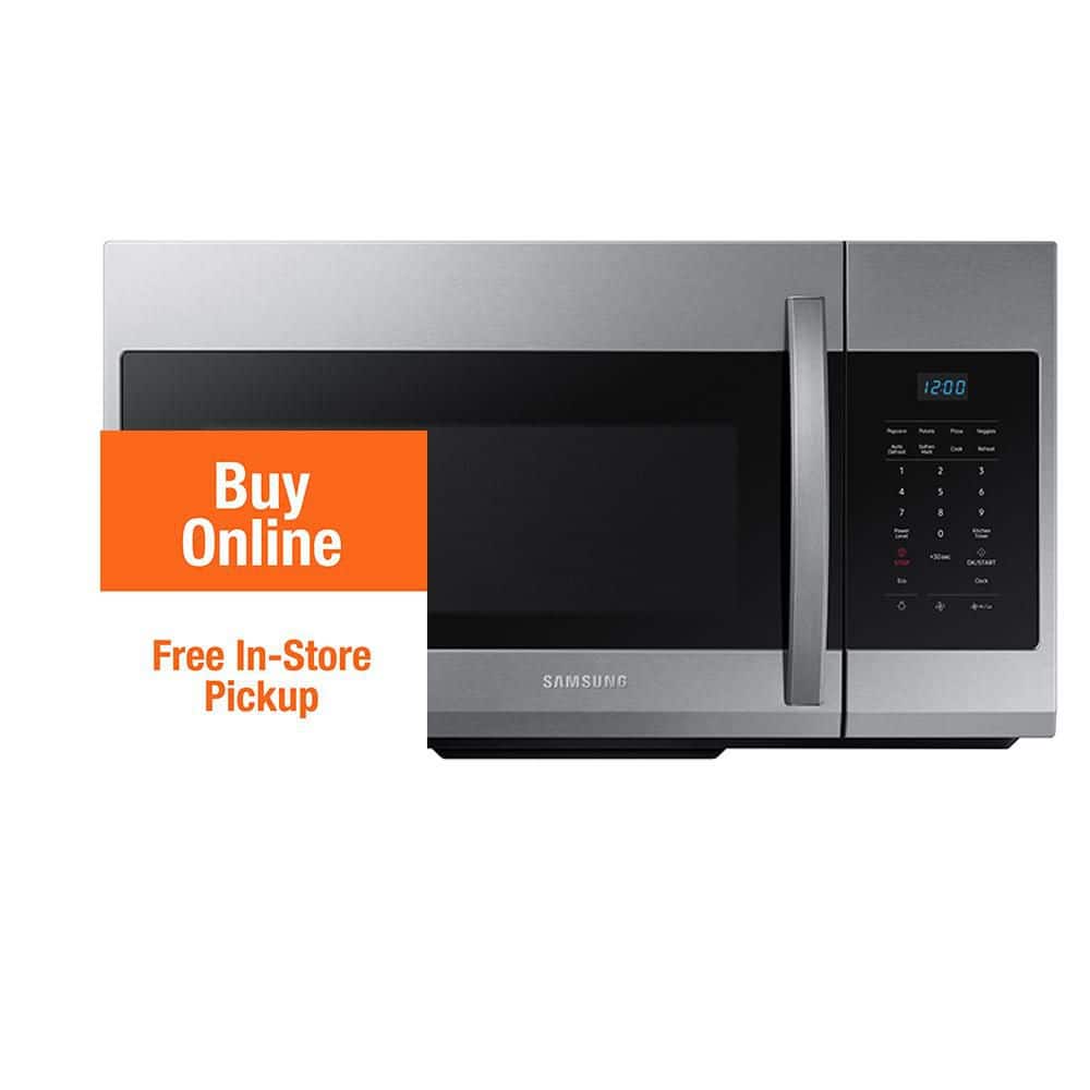 30 in. 1.7 cu. ft. 1000 W Fingerprint Resistant Stainless Steel Over-the-Range Microwave