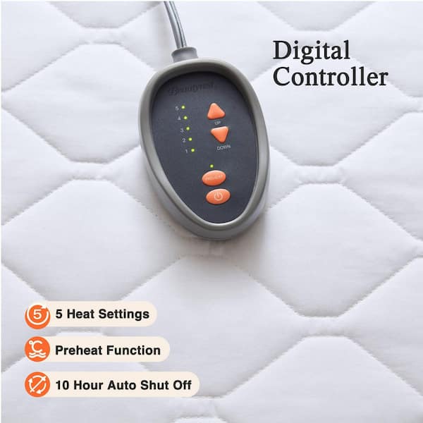 Twin Electric Heated Mattress Pad