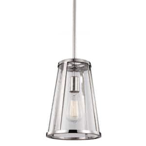 Harrow 1-Light Polished Nickel Mini Pendant