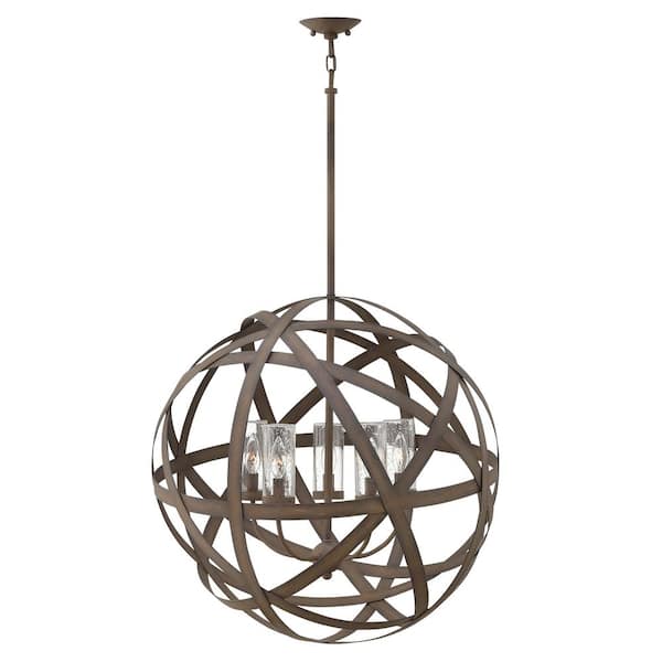 HINKLEY - Carson Vintage Iron 5-Light Outdoor Chandelier