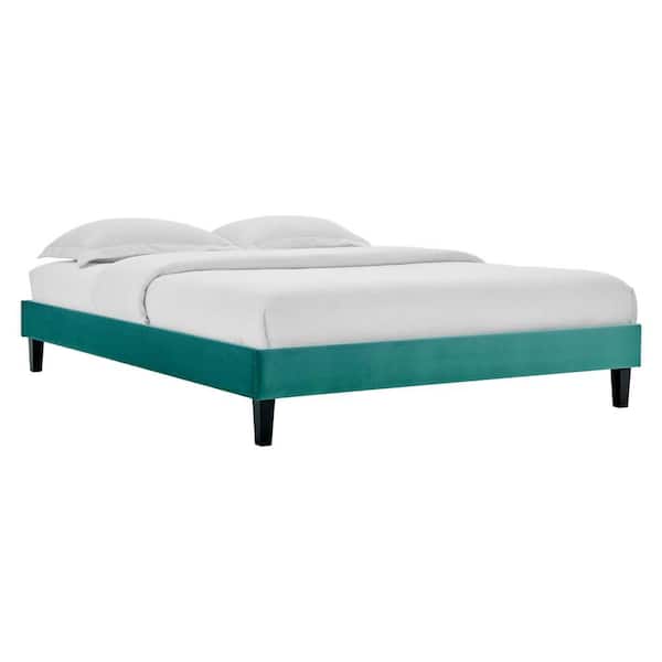 MODWAY MOD-6264 Reign Twin Performance Velvet Platform Bed Frame