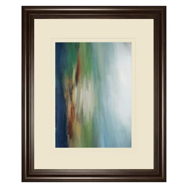 Classy Art "First Light" By S. D'Auguiar Framed Print Abstract Wall Art 34 in. x 40 in.