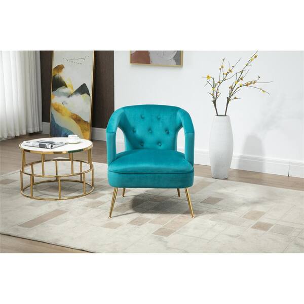 light blue tub chair