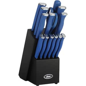 Langmore 15-pieces Stainless Steel Blade Cutlery Set in Dark Blue