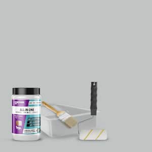 1 qt. Soft Gray Furniture Cabinets Countertops and More Multi-Surface All-in-One Interior/Exterior Refinishing Kit