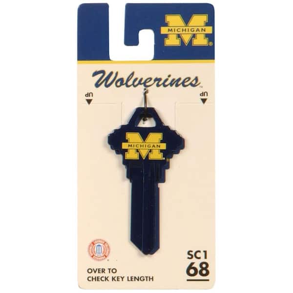Hillman #68 NCAA Michigan Wolverines Key Blank