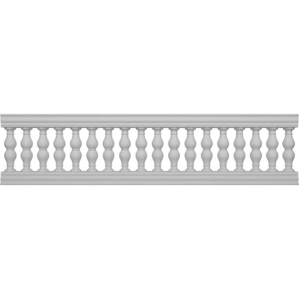 Ekena Millwork Fiberthane Avalon Balustrade 120 in. L x 32 in. H Fiberglass Railing Kit