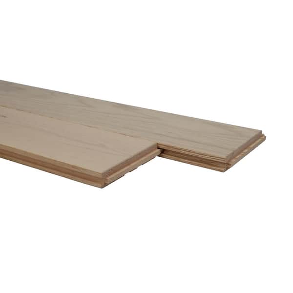 Blue Ridge Hardwood Flooring Northern Coast Thin Ice Oak 3/4 in. T x 4 in. W Smooth Solid Hardwood Flooring (16 sq.ft./case)