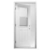 MMI Door 36 in. x80 in. Right-Hand Inswing Fan-Lite Clear 4-Panel Primed  Fiberglass Smooth Prehung Front Door on 6-9/16 in. Frame Z0365384R - The  Home Depot