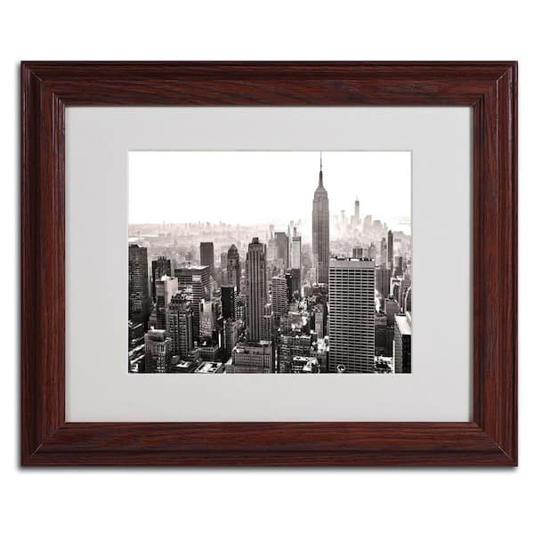 Trademark Fine Art 11 in. x 14 in. Manhattan Matted Framed Art