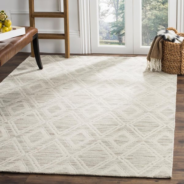 Marbella Light Brown/Ivory Doormat 2 ft. x 4 ft. Geometric Area Rug