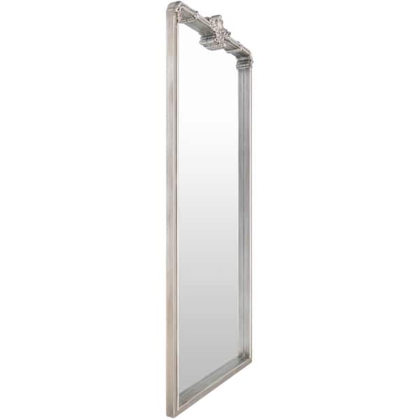 Highclere Traditional Full Length Mirror, Silver Gray, 66 in. H x 30 in. W x 2 in. D