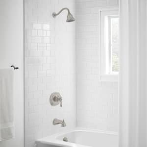 Lyndhurst Single-Handle 3-Spray Tub and Shower Faucet in Brushed Nickel