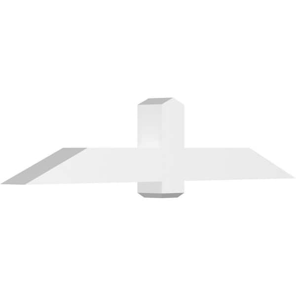 Ekena Millwork Eugene 72 in. W x 15 in. H x 6 in. D Signature Polyurethane Bracket