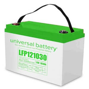 12.8-Volt 103 Ah Lithium LFP Rechargeable Battery with I8 Terminals
