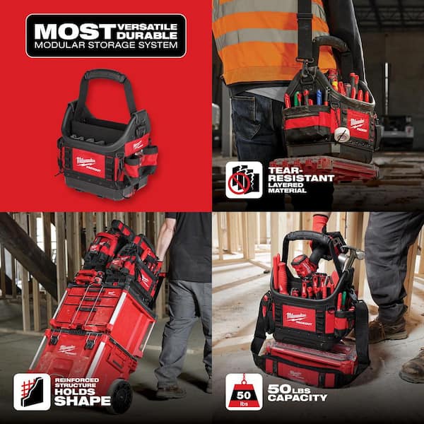 Milwaukee PACKOUT 10 in. Structured Tote 48-22-8311 - The Home Depot
