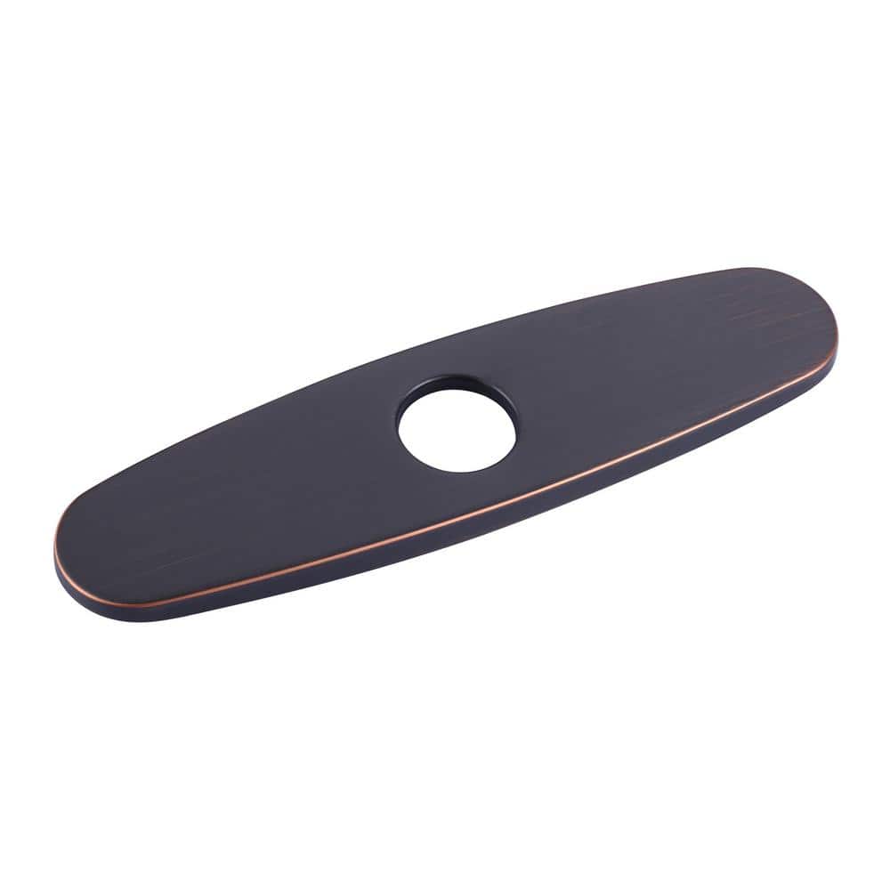 10-Inch Oil Rubbed Bronze Stainless Steel Escutcheon Plate