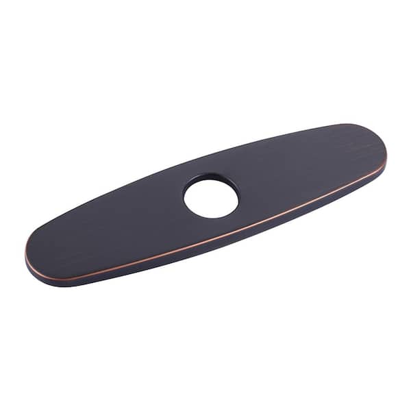 ALEASHA 10 in. Escutcheon Plate in Oil Rubbed Bronze