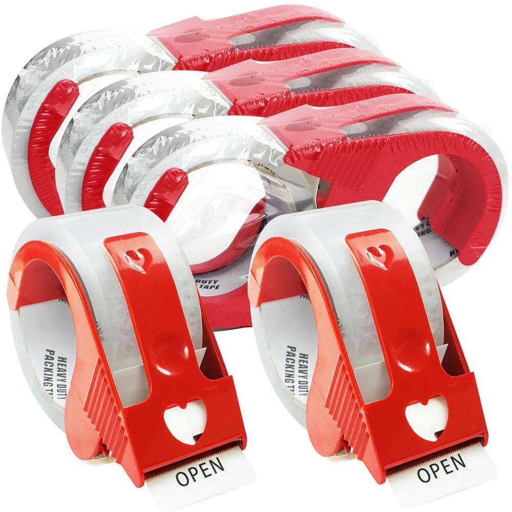 Heavy Duty Packing Tape with Dispenser 8 Pack Clear 1.88 x 60 Yards Strong Adhesive for Shipping Moving Storage Mailing price history on PriceWatchPro