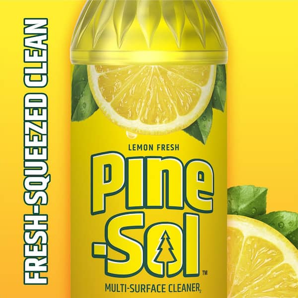 Pine-Sol 80 oz. Lemon All-Purpose Cleaner 10041294601624 - The