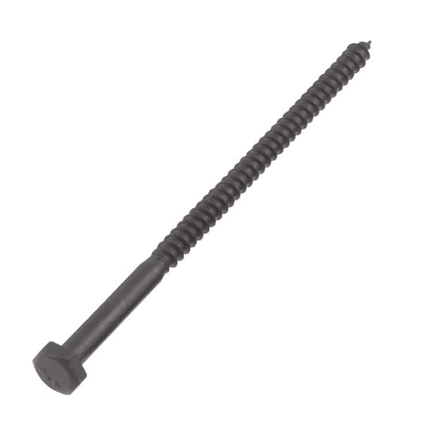 1/4 in. x 5 in. Black Exterior Hex Head Lag Screw