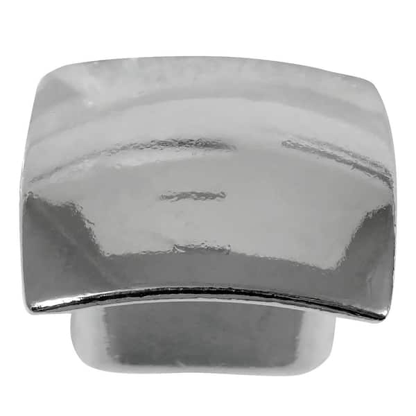 Laurey Aventura 1-1/2 in. Polished Chrome Square Cabinet Knob