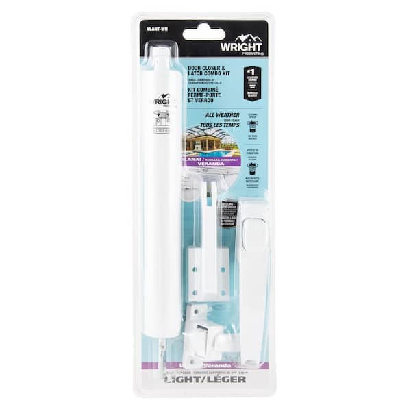 Wright Products Lanai Set w/ Thumbscrew, White VLANT-WH - The Home