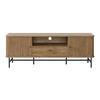 CorLiving Light Brown Wood Hikari TV Stand Fits TV's up to 75 in LFT-410-B