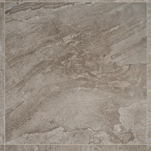 Ivy Hill Tile Sereno Pearl Gray 35.43 in. x 35.43 in. Matte Porcelain Floor and Wall Tile (17.43 Sq. Ft./Case)