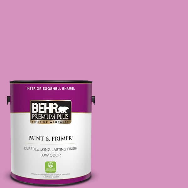 BEHR Premium Plus 1 gal. #680B-4 Pressed Flower Eggshell Enamel Low Odor Interior Paint & Primer