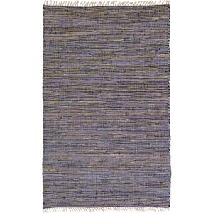Purple Leather & Hemp 8 ft. x 10 ft. Area Rug