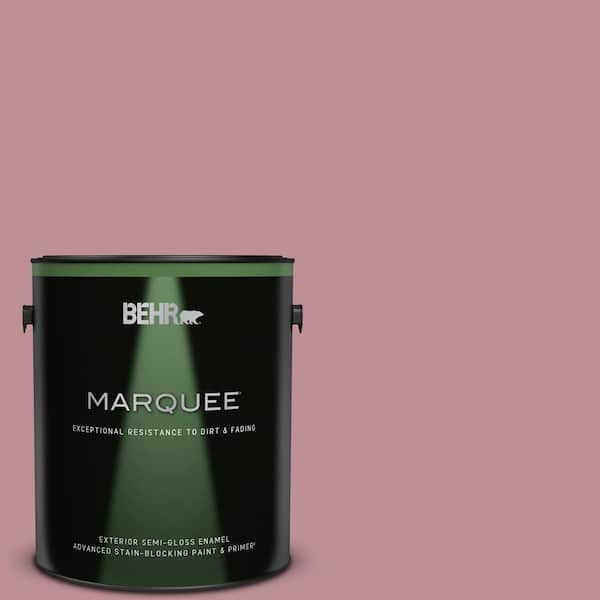 BEHR MARQUEE 1 gal. #S130-4 Cherry Juice Semi-Gloss Enamel Exterior Paint & Primer