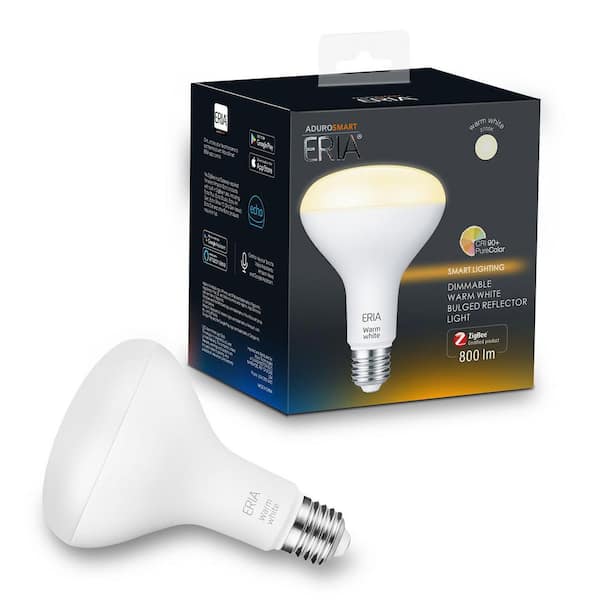 AduroSmart ERIA 65-Watt Equivalent BR30 Dimmable CRI 90+ Wireless Smart LED Flood Light Bulb Soft White