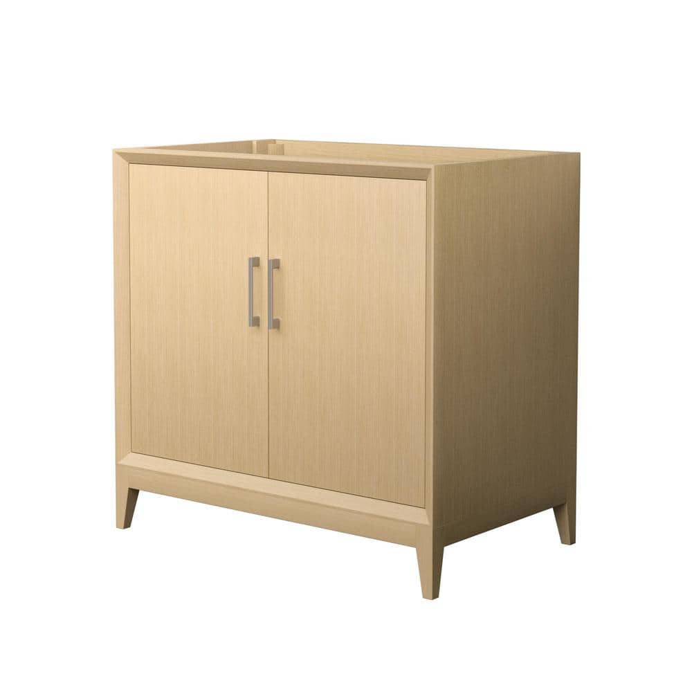 Janna 35.25 in. Bath Vanity Cabinet without Top in White Oak