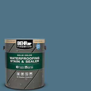 1 gal. #SC-107 Wedgewood Solid Color Waterproofing Exterior Wood Stain and Sealer