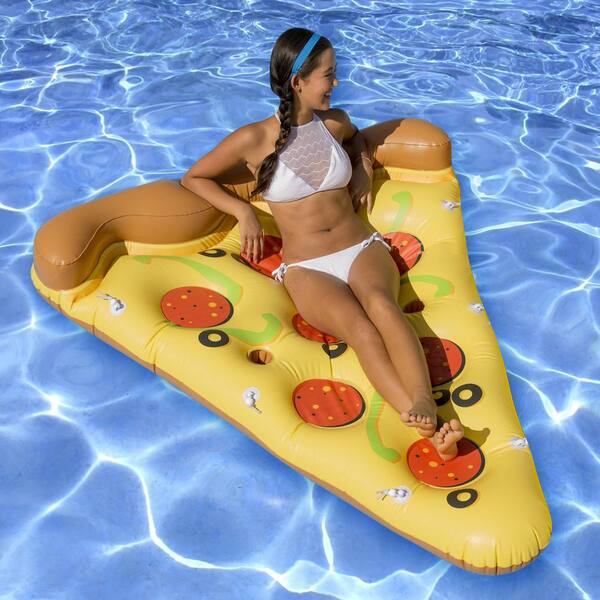 Ocean Blue Deluxe Pizza Slice Float