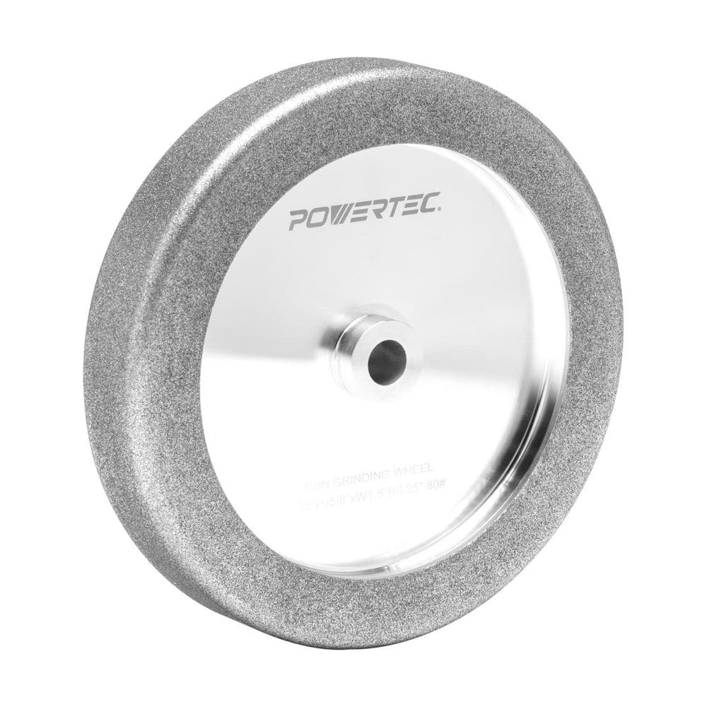 8 in. x 1-1/2 in. W, 5/8 in. Arbor, 4-in-1 CBN Sharpening Wheel, 80 Grit w. Radius Edge and Side Face for Bench Grinder price history on PriceWatchPro