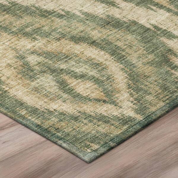Chantille Machine Washable Indoor/Outdoor Abstract ACN3071 Fern 9 ft. x 12 ft. Area Rug