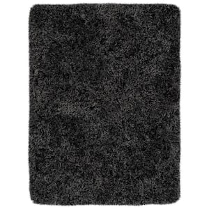 Rinna Midnight 5 ft. x 8 ft. Solid Color Area Rug