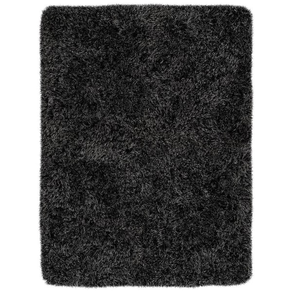 Kaleen Rinna Midnight 5 ft. x 8 ft. Solid Color Area Rug