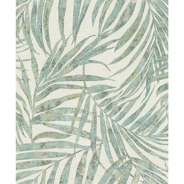 Advantage Anzu Green Frond Wallpaper Sample