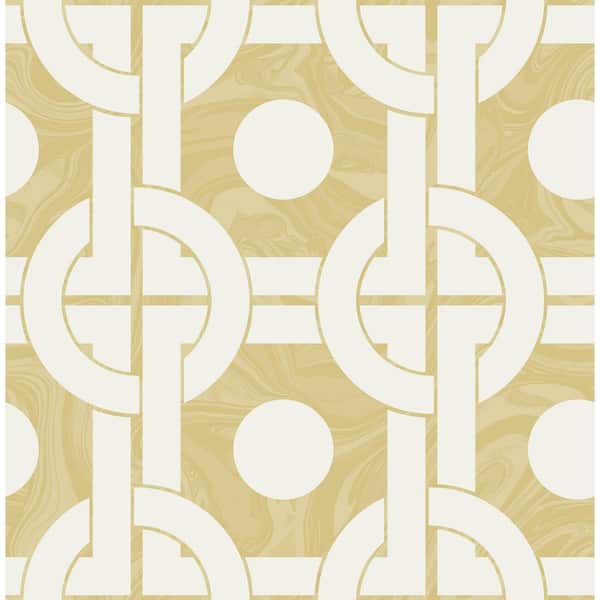 Seabrook Designs Mindy Geometric Paper Strippable Roll (Covers 56 sq. ft.)