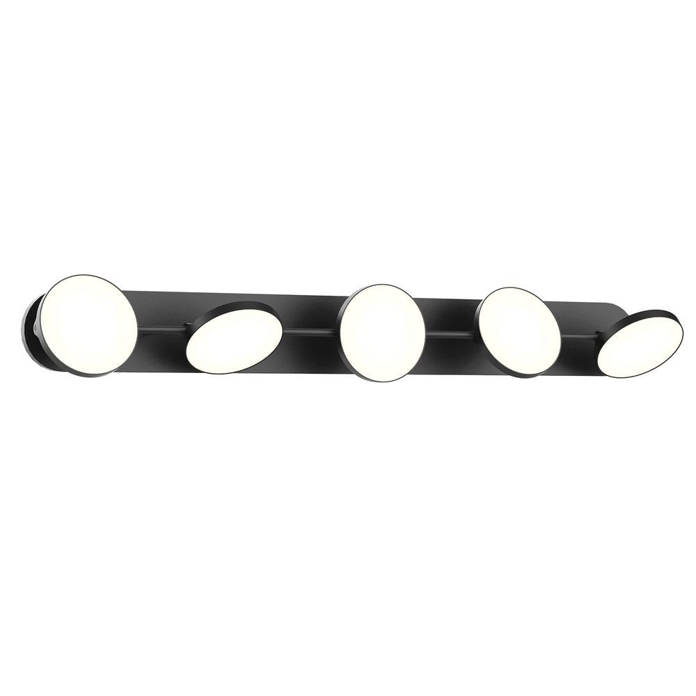 Black Outdoor Dimmable Direct Wired LED Vanity Light