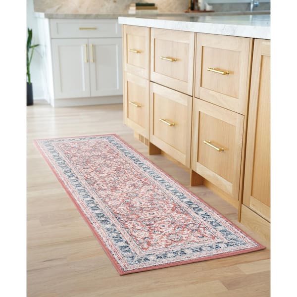 Magic Traditional Multi-Colored 2 ft. x 7 ft. Oriental Indoor Runner Rug