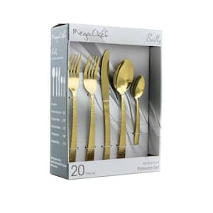 Baily 20-Piece Gold Stainless Steel Flatware Set (Service for 4)