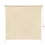 Sesame UV Blocking Fade Resistant Fabric Exterior Roller Shade 72 in. W x 72 in. L