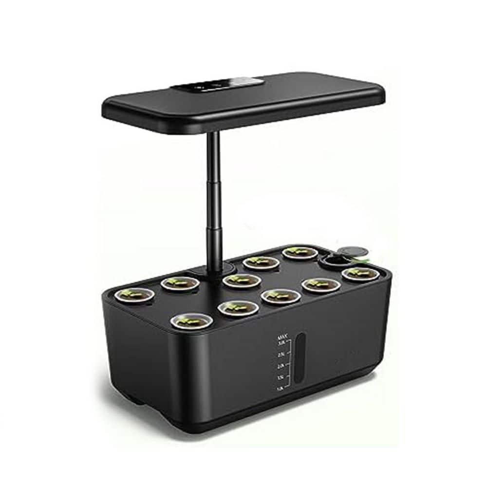 N/A 10 Pods Indoor Hydroponic Garden System w/ LED Grow Light